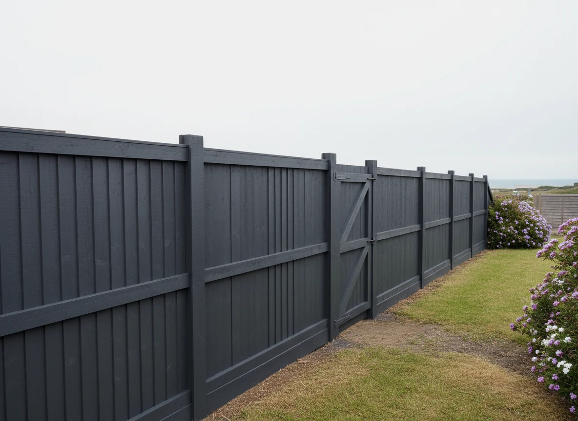 Fence painting in Canterbury by Canterbury Decorators, professional fence treatment