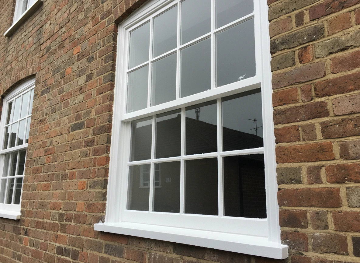 Sash window painting in Canterbury by Canterbury Decorators